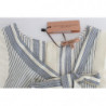 Canotta con fiocco, camicia a righe, da spiaggia - IT2 - S