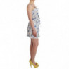 Beachwear Mini abito da spiaggia floreale blu corto - IT46