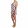 Beachwear Mini abito da spiaggia floreale rosa corto - IT48