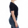Cardigan in maglione di lana blu lavorato a maglia - IT46 - L