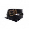 Cintura con logo in pelle blu - 95 CM / 38 INCHES