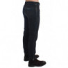 Jeans in denim con pantaloni slim in cotone blu - W34
