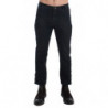 Jeans in denim con pantaloni slim in cotone blu - W34