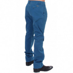 Chino dritti in cotone blu - IT50 - L