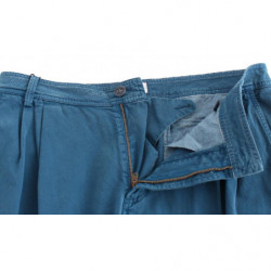 Chino dritti in cotone blu - IT50 - L
