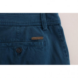 Chino dritti in cotone blu - IT50 - L