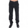 Pantaloni dalla vestibilità dritta cotone velluto coste nero - IT48