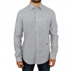 Camicia casual in cotone a...