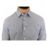 Camicia casual in cotone a righe grigie - IT52 - XL