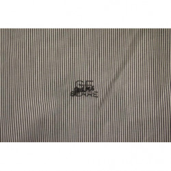 Camicia casual in cotone a righe grigie - IT52 - XL
