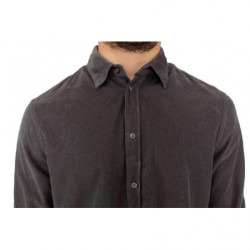 Camicia casual in cotone con bottoni verdi sul davanti - IT48 - M