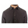 Camicia casual in cotone con bottoni verdi sul davanti - IT48 - M