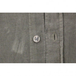 Camicia casual in cotone con bottoni verdi sul davanti - IT48 - M