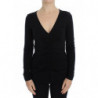 Maglione a maniche lunghe elasticizzato nero - IT40 - XS