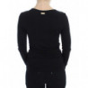 Maglione a maniche lunghe elasticizzato nero - IT40 - XS