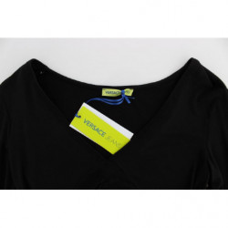 Maglione a maniche lunghe elasticizzato nero - IT40 - XS
