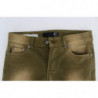 Jeans slim fit in cotone elasticizzato con lavaggio verde - W24