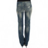 Jeans a vita bassa in cotone blu - W26
