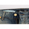 Jeans a vita bassa in cotone blu - W26
