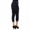 Jeans rilassanti larghi in cotone blu elasticizzato - W26