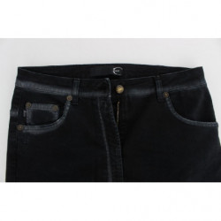 Jeans rilassanti larghi in cotone blu elasticizzato - W26
