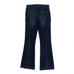 Jeans a vita bassa elasticizzati in cotone blu - W26