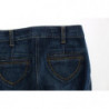 Jeans a vita bassa elasticizzati in cotone blu - W26