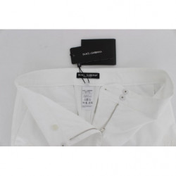 Abito con ritaglio floreale bianco Pantaloni siciliani - IT40-S