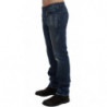 Jeans slim fit con vernice lavata blu - W34