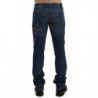 Jeans slim fit con vernice lavata blu - W34