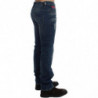 Jeans slim fit con vernice lavata blu - W34