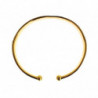 Bracciale rigido in argento 925 sterling gold CZ - M