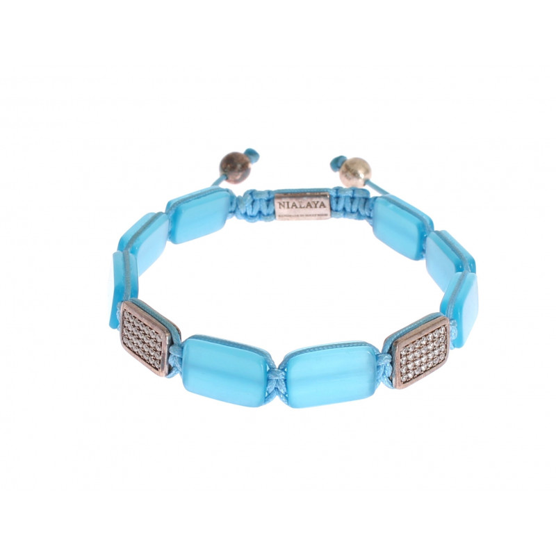 Bracciale in argento 925 con opale CZ - L