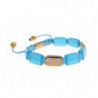 Bracciale in oro 925 con opale CZ 18 carati - L