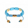 Bracciale in oro 925 con opale CZ 18 carati - L