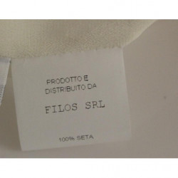 Abito sopra le ginocchia senza maniche in seta multicolore - IT40-S