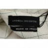 Gonna tubino a quadretti in cotone bianco - IT40-S