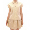 Top camicetta senza maniche beige - IT44-L