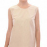 Miniabito a trapezio senza maniche beige - IT42-M