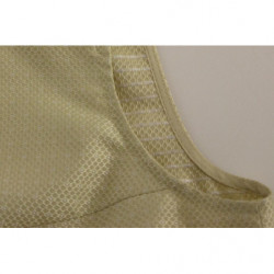 Miniabito a trapezio senza maniche beige - IT42-M