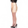 Minigonna in seta con stampa floreale beige - IT40-S