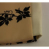 Minigonna in seta con stampa floreale beige - IT40-S