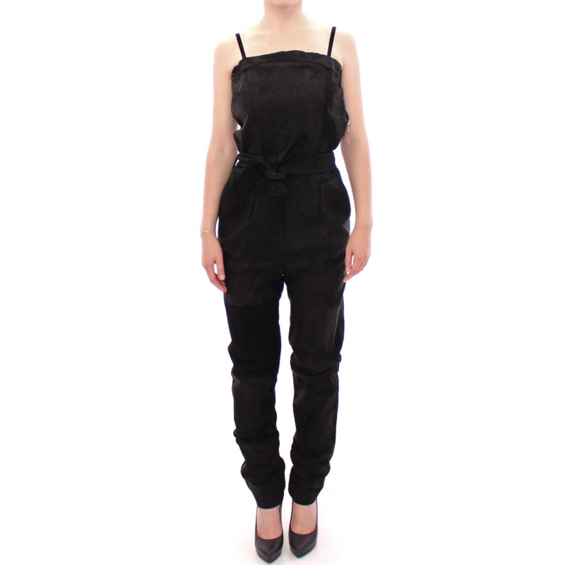 Tuta in pelle nera - IT40-S