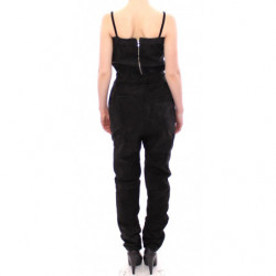 Tuta in pelle nera - IT40-S