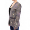 Blazer in cotone floreale seta multicolor - IT40-S