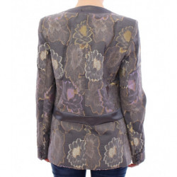 Blazer in cotone floreale seta multicolor - IT40-S