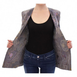 Blazer in cotone floreale seta multicolor - IT40-S