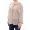Tunica in camicetta di cotone blu - IT36-XXS
