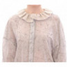 Tunica in camicetta di cotone blu - IT36-XXS