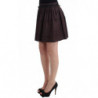 Gonna corta in flanella viola - IT42-M